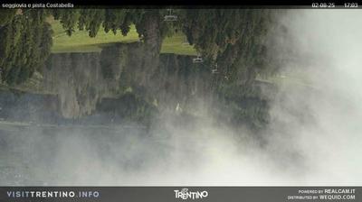 immagine della webcam nei dintorni di Passo Brocon: webcam Alpe Cermis