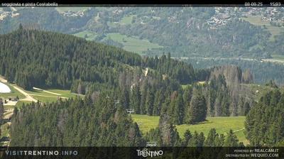 immagine della webcam nei dintorni di Palù del Fersina: webcam Alpe Cermis