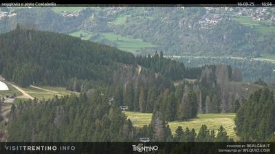 immagine della webcam nei dintorni di Passo Brocon: webcam Alpe Cermis