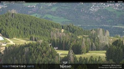 immagine della webcam nei dintorni di Cavalese: webcam Alpe Cermis