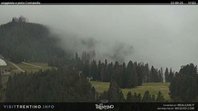 immagine della webcam nei dintorni di Palù del Fersina: webcam Alpe Cermis