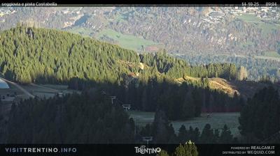 immagine della webcam nei dintorni di Cavalese: webcam Alpe Cermis