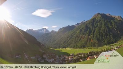 immagine della webcam nei dintorni di Predoi: webcam Riva di Tures