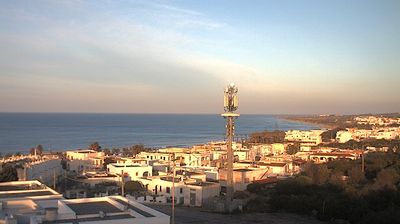 immagine della webcam nei dintorni di Gagliano del Capo: webcam Torre Vado