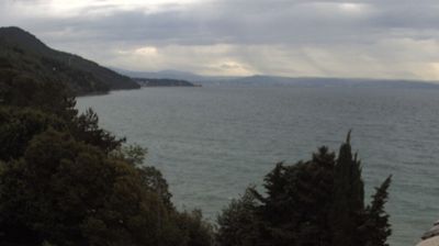 immagine della webcam nei dintorni di Trieste Ronchi dei Legionari: webcam Duino-Aurisina