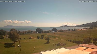 immagine della webcam nei dintorni di Castiglione della Pescaia: webcam Talamone