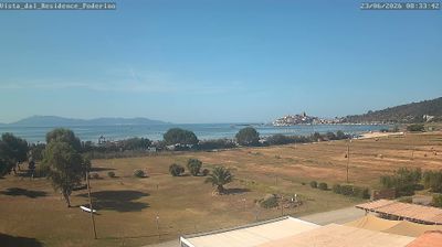 immagine della webcam nei dintorni di Castiglione della Pescaia: webcam Talamone