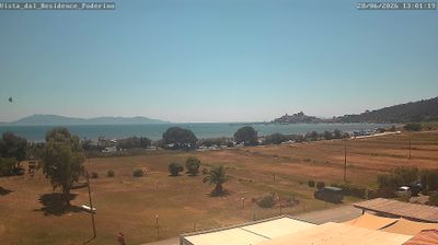 immagine della webcam nei dintorni di Monte Argentario: webcam Talamone