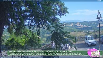 immagine della webcam nei dintorni di Castrocaro Terme e Terra del Sole: webcam Roncofreddo