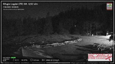 immagine della webcam nei dintorni di Tizzano Val Parma: webcam Trefiumi