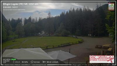 immagine della webcam nei dintorni di Borgo Val di Taro: webcam Trefiumi