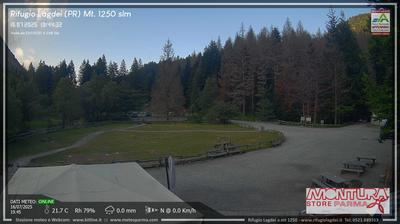 immagine della webcam nei dintorni di Calestano: webcam Trefiumi