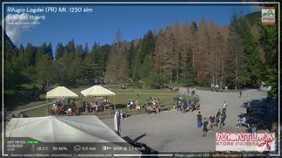 immagine della webcam nei dintorni di Monchio delle Corti: webcam Trefiumi