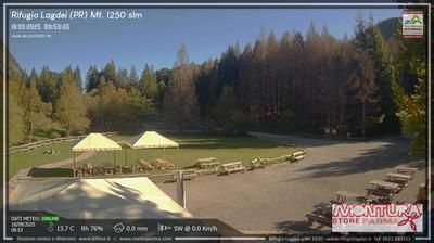immagine della webcam nei dintorni di Fivizzano: webcam Trefiumi