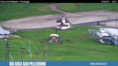 Preview delle webcam di Moena: Passo San Pellegrino - Cima Uomo