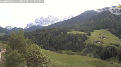 immagine della webcam nei dintorni di Santa Cristina Valgardena: webcam Funes
