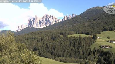 immagine della webcam nei dintorni di San Sigismondo: webcam Funes