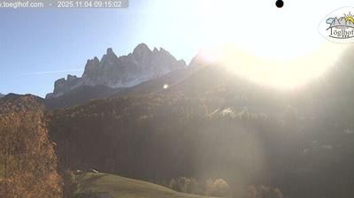 immagine della webcam nei dintorni di Rio di Pusteria: webcam Funes
