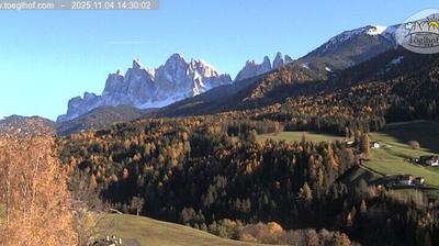 immagine della webcam nei dintorni di Rio di Pusteria: webcam Funes