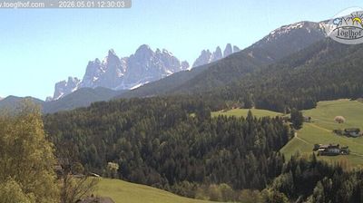 immagine della webcam nei dintorni di Ortisei: webcam Funes