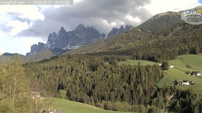 immagine della webcam nei dintorni di Alpe di Siusi: webcam Funes