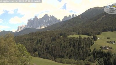 immagine della webcam nei dintorni di Ortisei: webcam Funes