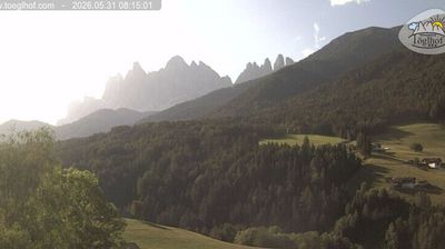 immagine della webcam nei dintorni di Bressanone: webcam Funes