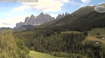 immagine della webcam nei dintorni di Ortisei: webcam Funes
