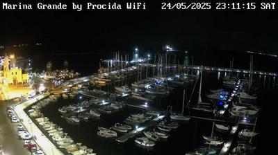 Preview delle webcam di Procida › Nord-Ovest: › North-West: Porto di Marina Grande