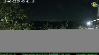 immagine della webcam nei dintorni di Rocca di Botte: webcam Pescorocchiano