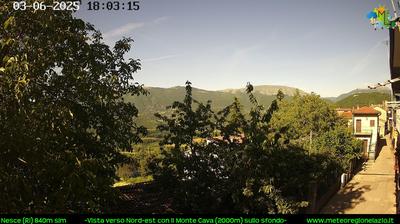 immagine della webcam nei dintorni di Petrella Salto: webcam Pescorocchiano