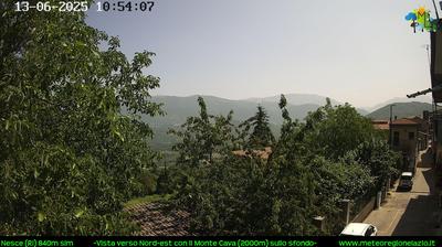 immagine della webcam nei dintorni di Rocca di Cambio: webcam Pescorocchiano
