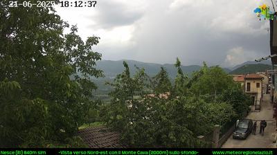 immagine della webcam nei dintorni di Mandela: webcam Pescorocchiano