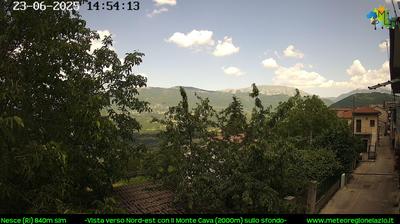 immagine della webcam nei dintorni di Rocca di Botte: webcam Pescorocchiano