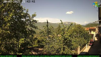 immagine della webcam nei dintorni di Fiumata: webcam Pescorocchiano