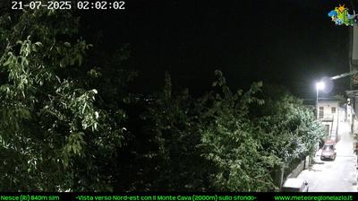 immagine della webcam nei dintorni di Lucoli: webcam Pescorocchiano