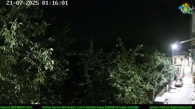 immagine della webcam nei dintorni di Fiamignano: webcam Pescorocchiano
