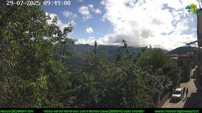 immagine della webcam nei dintorni di Onna: webcam Pescorocchiano
