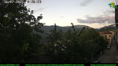 immagine della webcam nei dintorni di Paganica: webcam Pescorocchiano