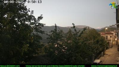 immagine della webcam nei dintorni di Colle di Tora: webcam Pescorocchiano