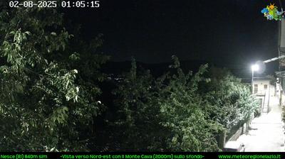 immagine della webcam nei dintorni di Terminillo: webcam Pescorocchiano
