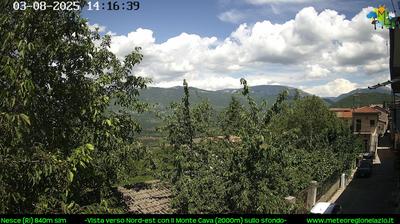 immagine della webcam nei dintorni di Sante Marie: webcam Pescorocchiano