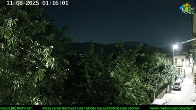 Preview delle webcam di Pescorocchiano