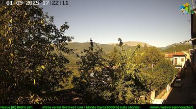 immagine della webcam nei dintorni di Petrella Salto: webcam Pescorocchiano