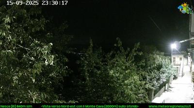 immagine della webcam nei dintorni di Arsoli: webcam Pescorocchiano