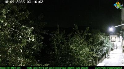 immagine della webcam nei dintorni di Sante Marie: webcam Pescorocchiano