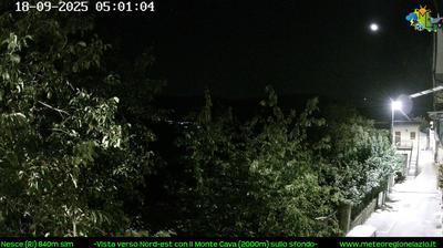 immagine della webcam nei dintorni di Sante Marie: webcam Pescorocchiano