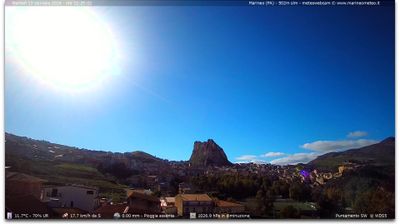 immagine della webcam nei dintorni di Sferracavallo: webcam Marineo