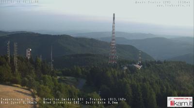 immagine della webcam nei dintorni di Canneto Pavese: webcam Passo del Penice