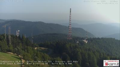 immagine della webcam nei dintorni di Brallo di Pregola: webcam Passo del Penice